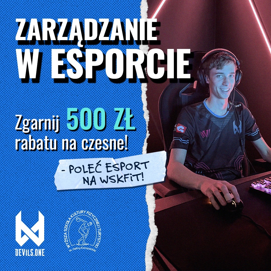 POLEĆ E-SPORT NA @wskfit_pruszkow – weź udział w promocji i ZGARNIJ RABAT NA CZESNE w wysokości 500 zł!
Zasady są proste!
W promocji mogą wziąć udział wszyscy nowi i obecni studenci kierunku zarządzanie specjalność e-sport w @wskfit_pruszkow
Wystarczy polecić kierunek zarządzanie specjalność e-sport w @wskfit_pruszkow znajomym.
Maksymalna liczba osób, które student może polecić wynosi 20.
Za każdą osobę która z polecenia zapisze się na studia na kierunku zarządzanie specjalność e-sport uzyskuje się rabat w wysokości 500 złotych!
Ważne! Każdy nowy kandydat na studia musi wypełnić wniosek dostępny na https://www.wskfit.pl/PDF/ogloszenia/Promocja/Promocja_zal_2.pdf
i spełnić wymagania określone w zasadach promocji
https://www.wskfit.pl/PDF/ogloszenia/Promocja/Promocja_zal_1.pdf
#studia #studiasportowe #dyplom #studentka #studia2023 #pruszków #studiamagisterskie #studialicencjackie #studiapodyplomowe #szkolawyzsza #rekrutacja #wskfit #esport #gracz #gry #lol #ultraliga
#lolesport #twitch #twitchtv #csgo #valorant